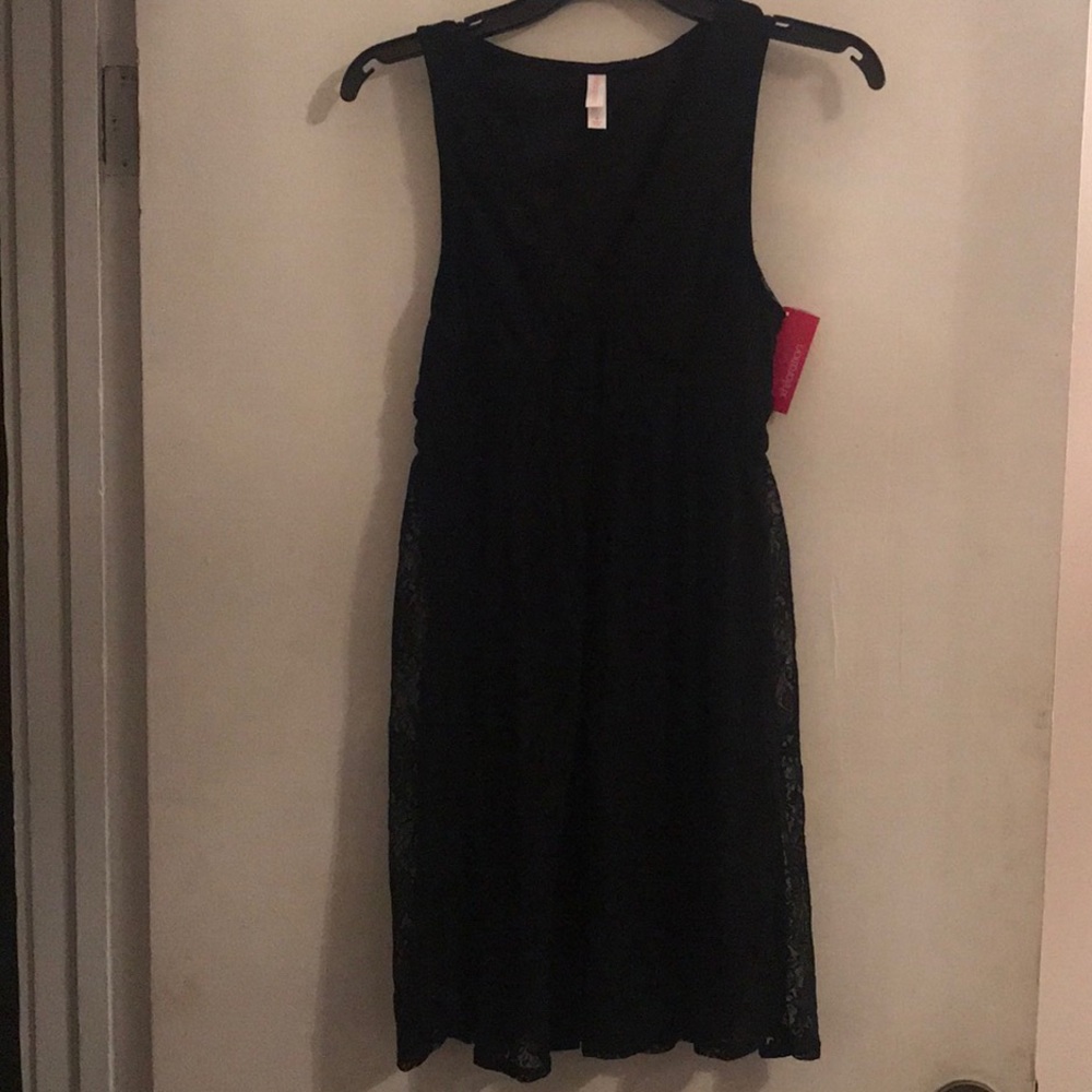Black lace dress